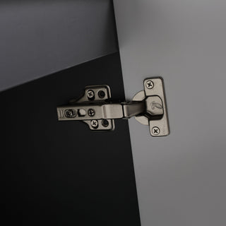 Contemporary Freestanding Bathroom Vanity With Resin Sink & Soft-Close Cabinet Doors