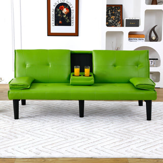 Sofa Bed With Foldable Design And Cup Holder