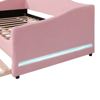 Design Upholstered Daybed With Light And Trundle