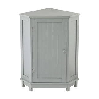Bathroom Cabinet Triangle Corner Storage Cabinet With Adjustable Shelf Modern Style