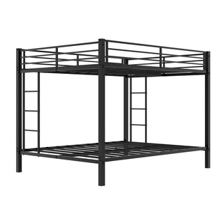 Bunk Bed For Kids, Convertible Frame With Ladders & Guardrail