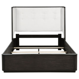 Bangor - Wingback Bed With Upholstered Headboard