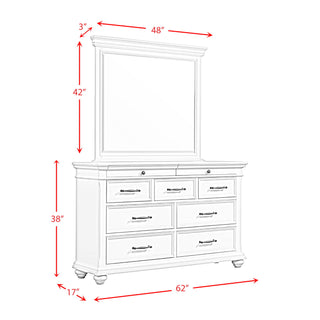Slater - 9-Drawer Dresser With Mirror
