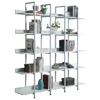 Vintage Industrial 5 Tier Open Bookcase
