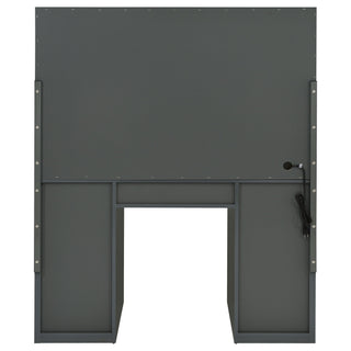 Fern - 7 Drawer Vanity Set With Mirror And Globe Lights