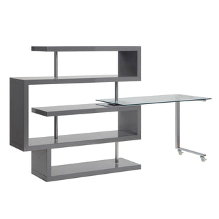 Buck II - Writing Desk With Bookshelf