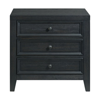 3 Drawer Nightstand With USB Charging Port