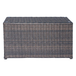 Handcrafted 4 Person Outdoor Seating Group With Plush Cushions - Espresso