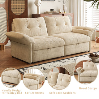 Sofa Bed, 2 In 1 Design For Living Rooms