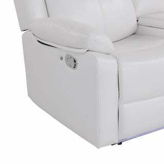 Blanche - Reclining Sofa With LED Lights