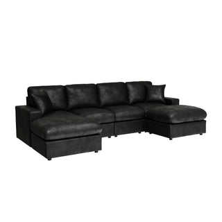 Sectional With 2 Ottomans