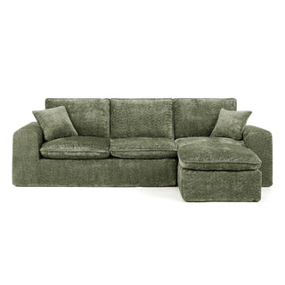 Sectional Sofa With Moveable Ottoman