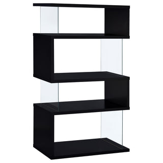 Elias - 4 Shelf Bookshelf With Zigzag Design