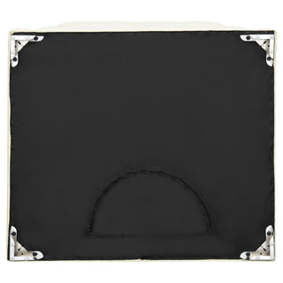 Cordelia - Square Ottoman - White