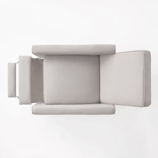 Upholstered Push Back Recliner Chair For Living Room