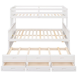 Bunk Bed With Twin Size Trundle And Drawers