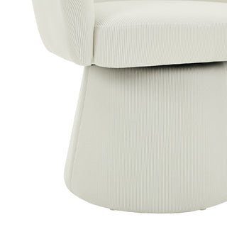 Modern Swivel Accent Chair With Ergonomic Barrel Design