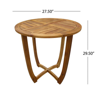 Outdoor Dining Set With Coffee Table And 2 Chairs - Teak