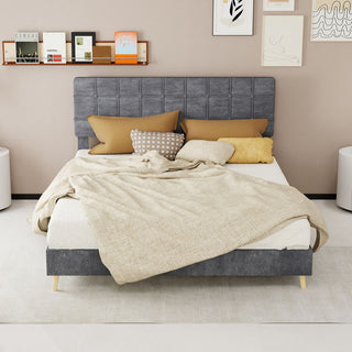 Yungan Lingge Minimalist Soft Pack Headboard Bed