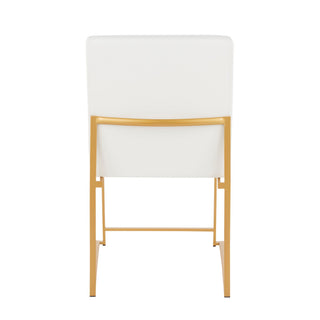 Fuji - Contemporary Stylish Frame, High Back Dining Chair (Set of 2)