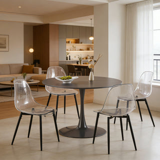 Round Tulip Table, Pedestal Design