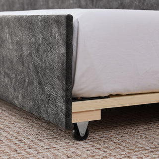 Daybed With Pop Up Trundle And USB Charging Armrest