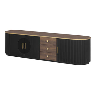 Minimalist TV Stand With 3 Drawers And 1 Shelf