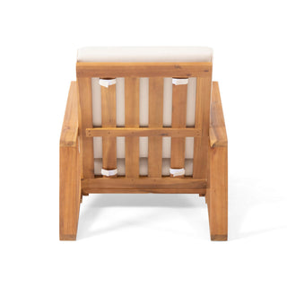 Outdoor Club Chair, Patio Lounge Chair With Removable Cushion