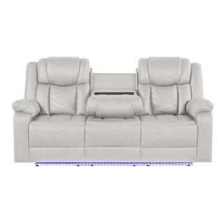 Challenger - LED Power Recliner Sofa