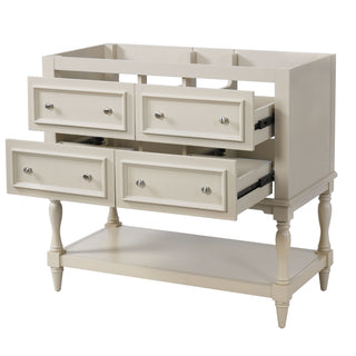 Modern Bathroom Vanity Cabinet With 4 Drawers
