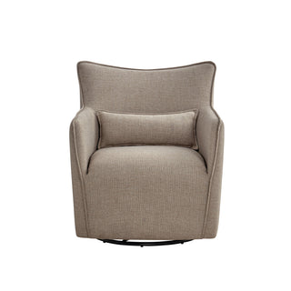 Ayla - Swivel Accent Chair With Matching Lumbar Pillow