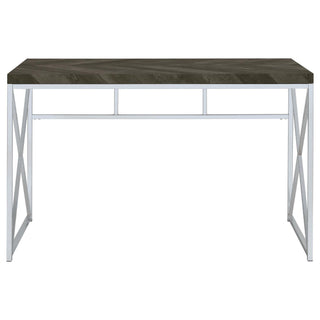 Herringbone - Writing Desk - Gray