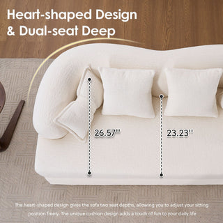 Foldable Sofa Bed, Boneless Couch Convertible Sleeper With 4 Pillows