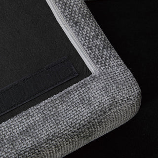 Wide Modern Upholstered Ottoman Foot Stool