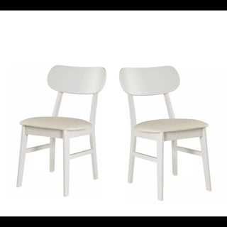 Dining Chairs (Set of 2) - White