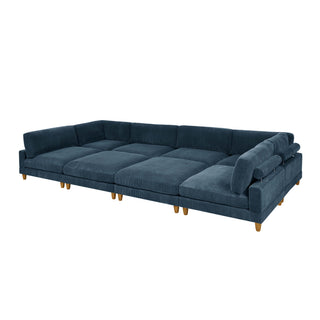 Modern Modular Sectional With Adjustable Back Support