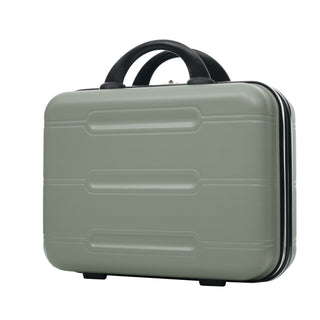 6 Piece Lightweight Hardshell Luggage Set With Double Spinner Wheels, Password Lock