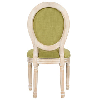 Upholstered With Round Back Dining Chairs (Set of 2)