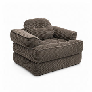 Convertible 2 In 1 Armrest Sofa For Bedroom