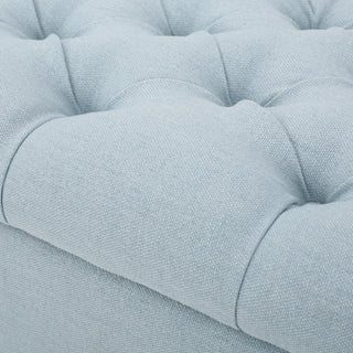 Glouster - Contemporary Storage Ottoman With Button Tufted Design