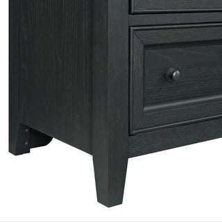 8 Drawer Dresser With Framed Fronts And Smooth Metal Glides