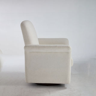 Modern Swivel Barrel Accent Chair With Base