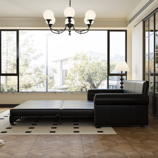 Chesterfield Sofa & Pull Out Bed