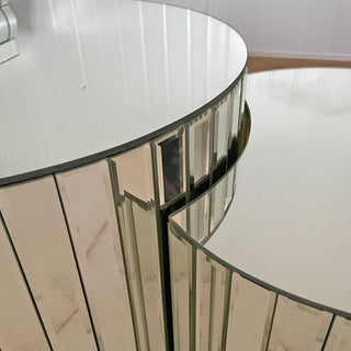 Coffee Table - Silver / Mirror