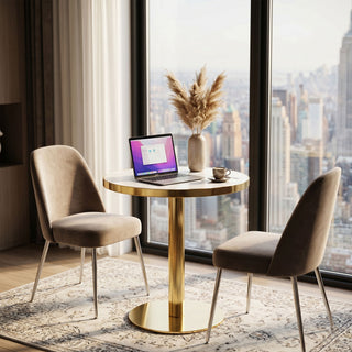 Modern Round Bistro Table