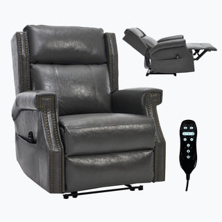 Manual Recliner Chair  With Heavy Duty Motion Mechanism, 8 Vibrating Nodes And 3 Massage Modes For Living Room