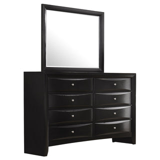 Palamino - 8 Drawer Dresser With Mirror - Black