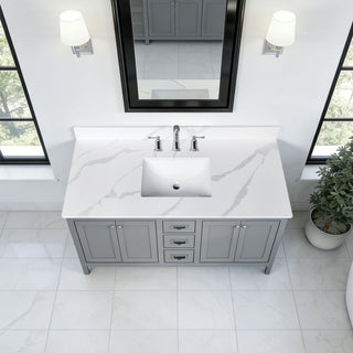 Bathroom Vanity Top With Undermount Sink, 3 Pre Drilled Holes