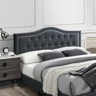 European Style Bed, Button Tufted Headboard