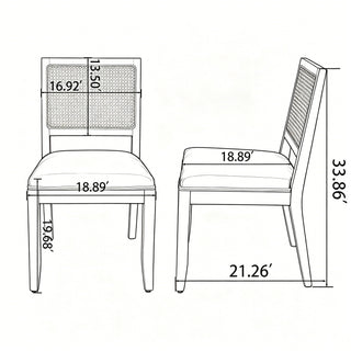 Kitchen & Dining Room Chairs (Set of 2)